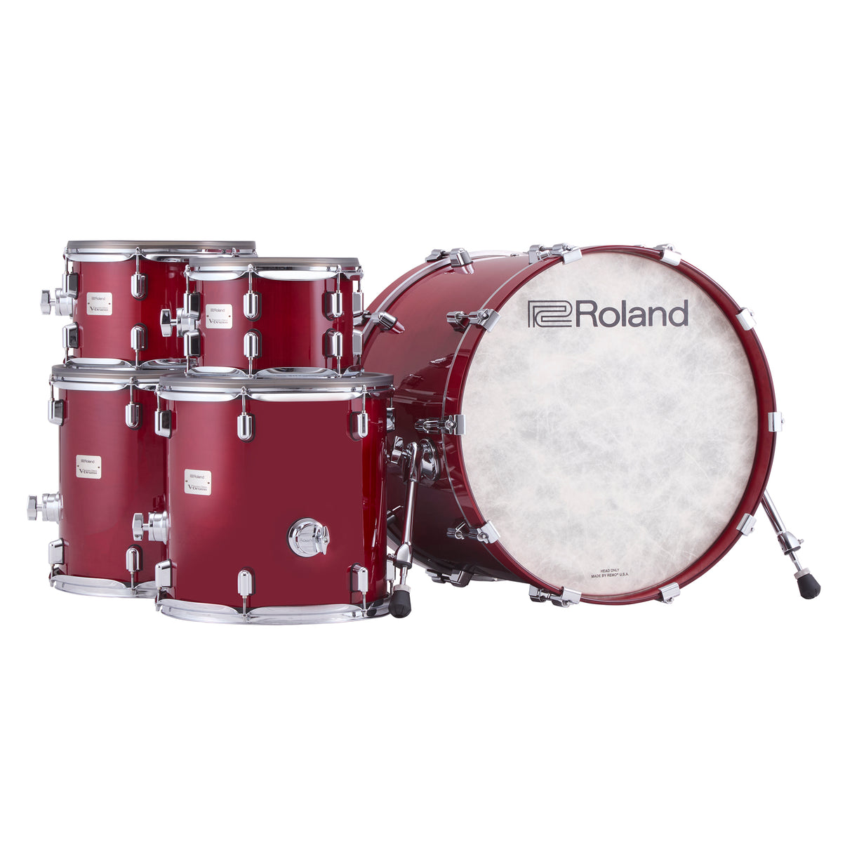 Roland VAD716 Akustiske Design V-Drums (Gloss Cherry)