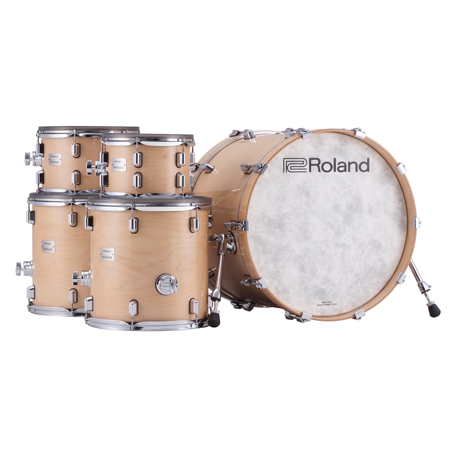Roland VAD716 Akustiske Design V-Drums (Gloss Natural)