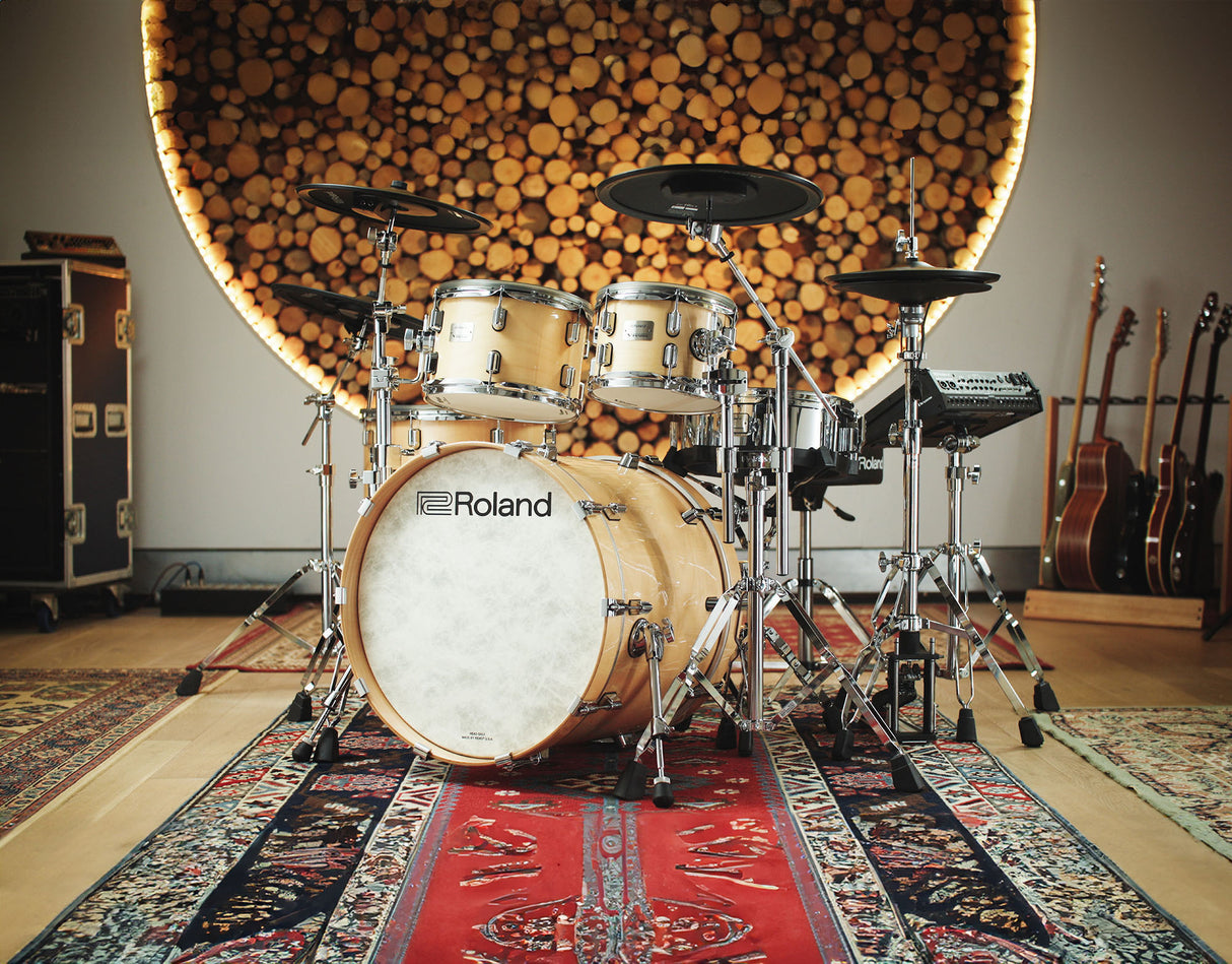 Roland VAD716 Akustiske Design V-Drums (Gloss Natural)