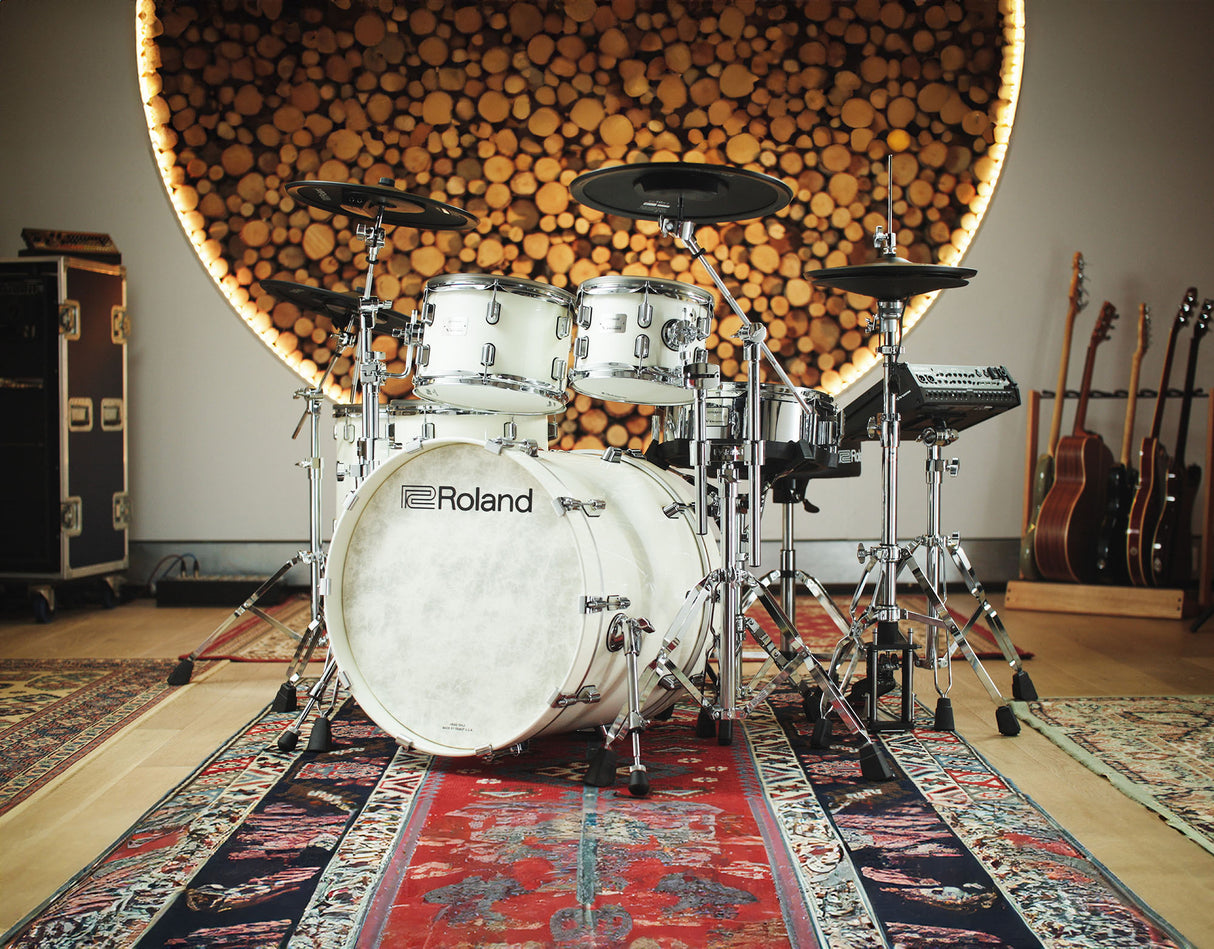 Roland VAD716 Akustiske Design V-Drums (Pearl White)