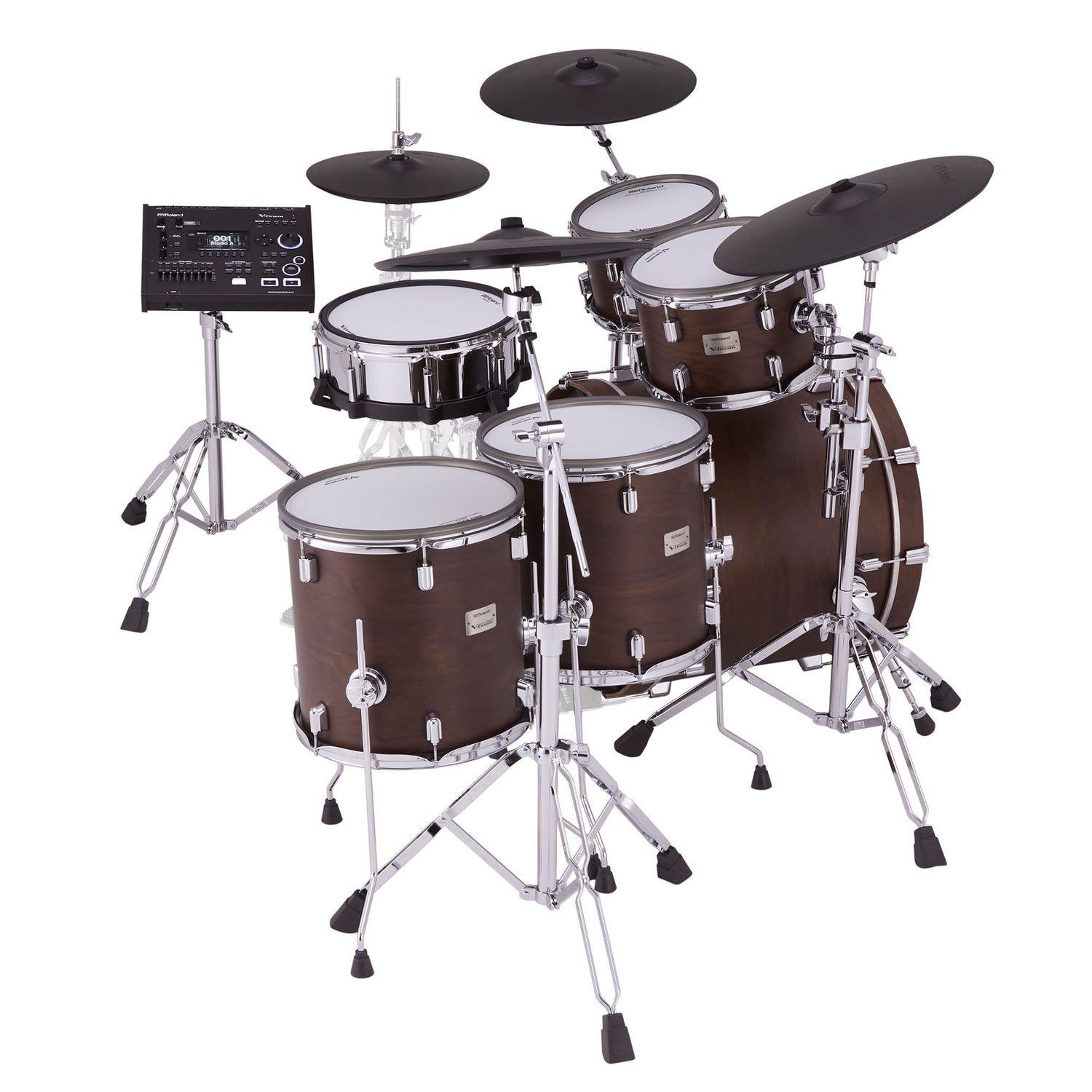 Roland VAD716 Akustiske Design V-Drums (Satin Walnut)