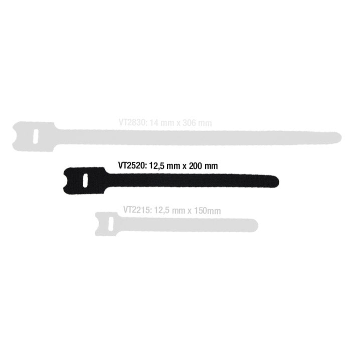Cable tie Velcro Hook & Loop 10 pcs (150mm)
