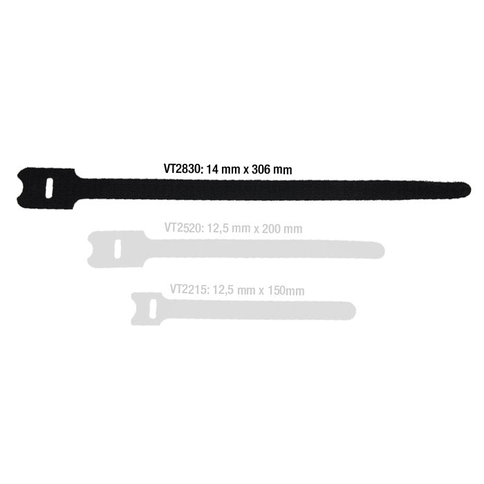 Cable tie Velcro Hook & Loop 10 pcs (150mm)