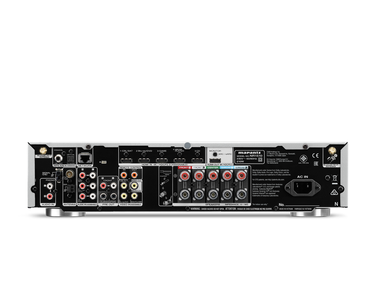 Marantz NR1510/N1SG 5.2 Surround Receiver, Silver