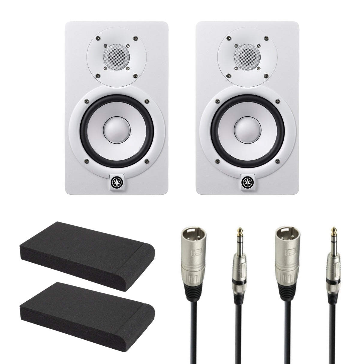 Yamaha HS5 Studio Monitor Starter Kit (White)