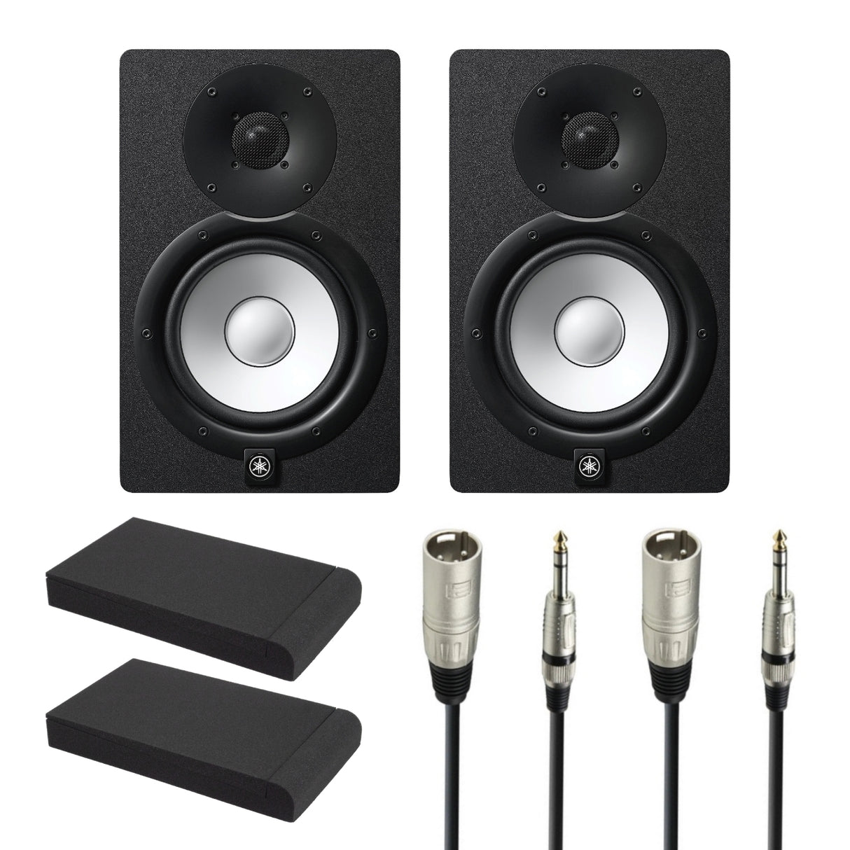 Yamaha HS7 Studio Monitor Starter Kit (Black)
