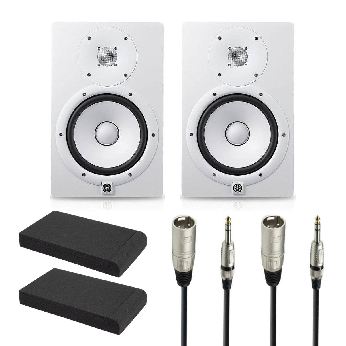 Yamaha HS7 Studio Monitor Starter Kit (White)