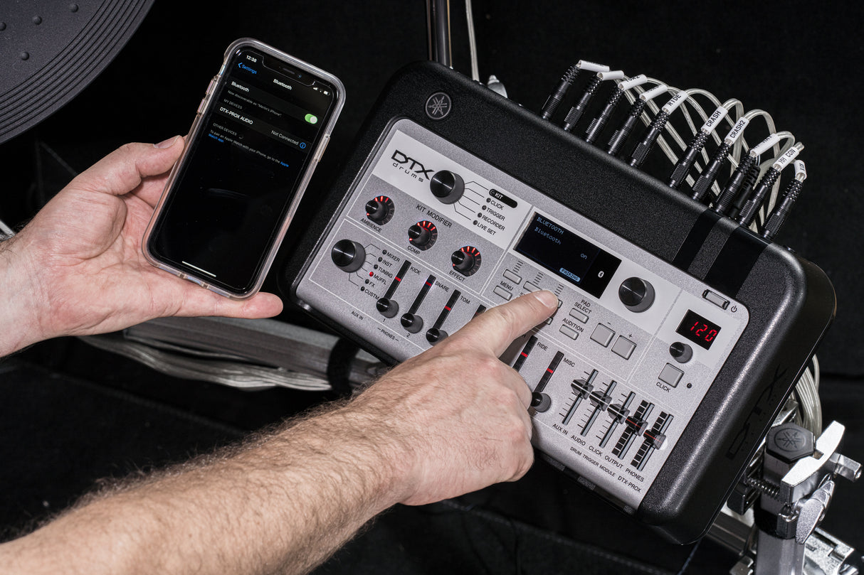 Yamaha DTX10K-X Electric drum kit - black front