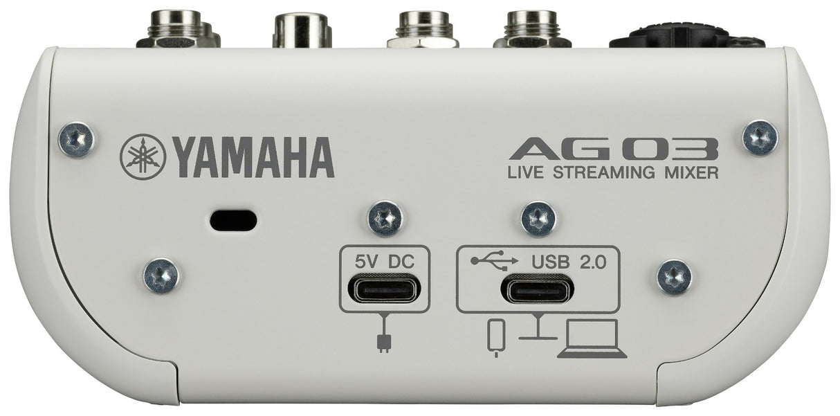 Yamaha AG03 MkII - Live Streaming Mixer (White)