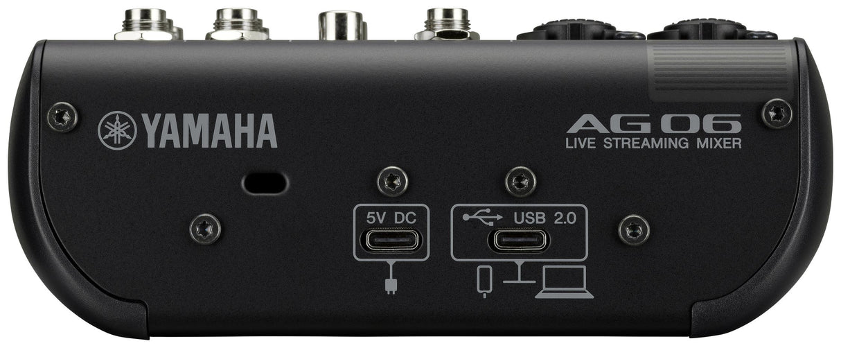 Yamaha AG06 MkII Live Streaming Mixer (Black)