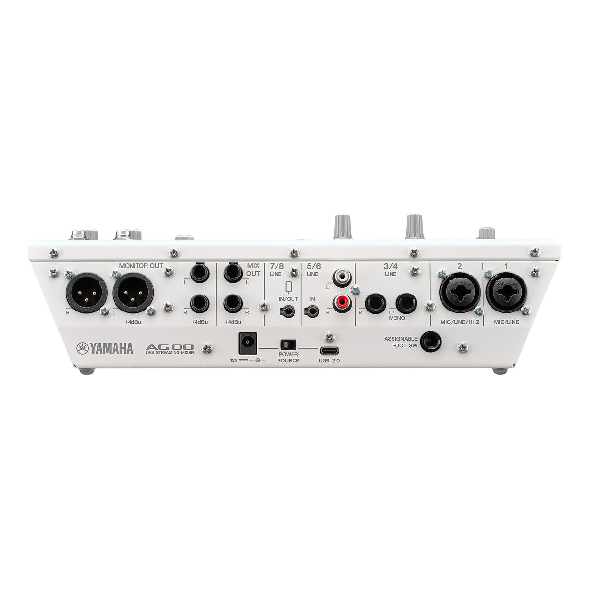Yamaha AG08 - Live Streaming Mixer (White)