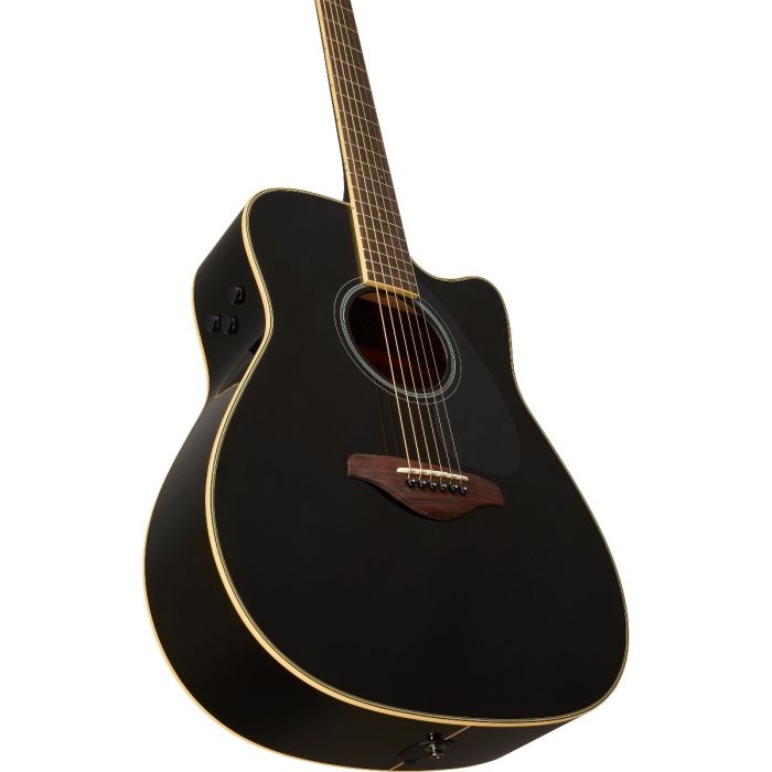 Yamaha FGC-TA TransAcoustic Western Guitar - Black