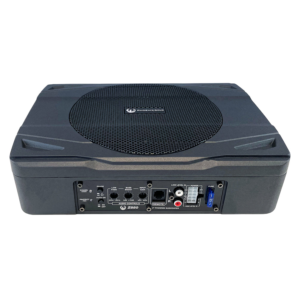 Phoenix Gold Z880 8" active subwoofer