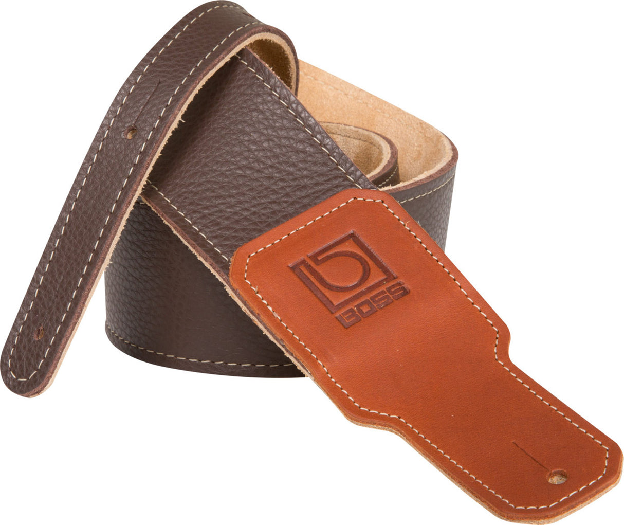 Boss BSL-30-BRN guitar strap, 3" brown