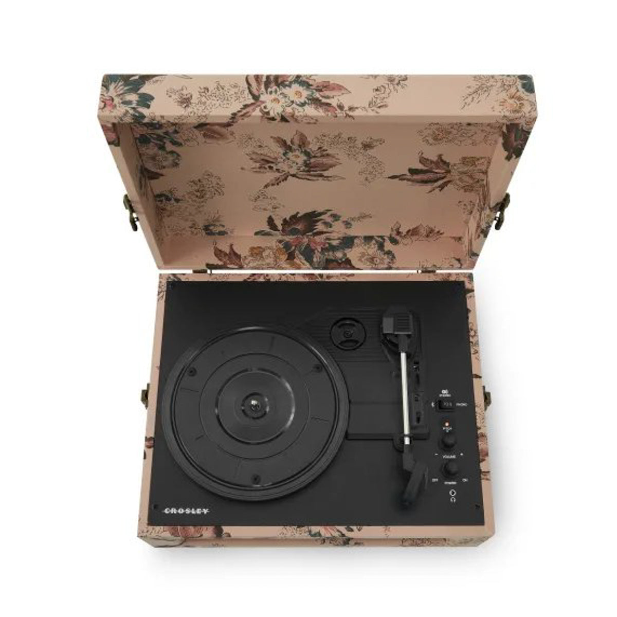 Crosley Voyager Turntable Bi-directional Bluetooth (Floral)