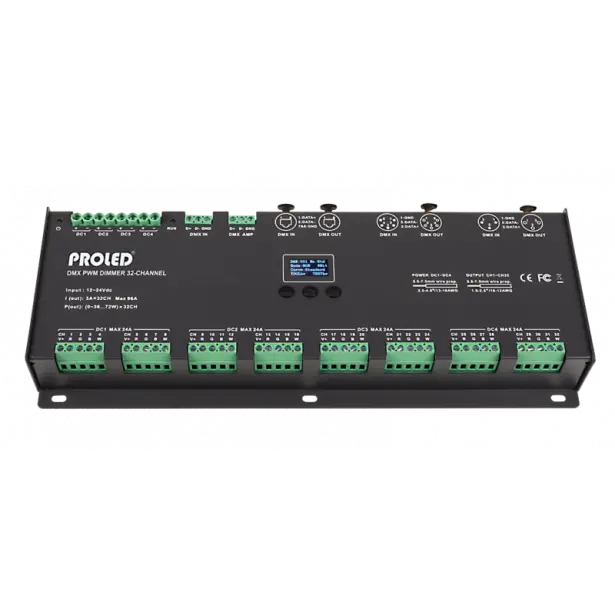 PROLED DMX PWM Dimmer 32x3A, 12-24V CA