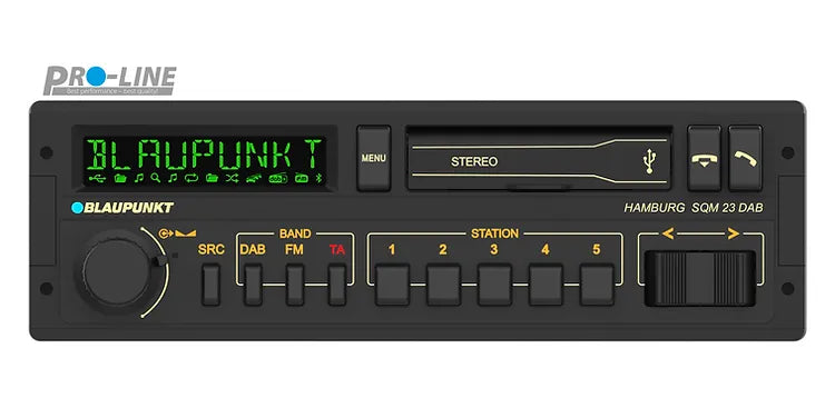 Blaupunkt Hamburg SQM 23 DAB Car radio w. DAB+ and Bluetooth