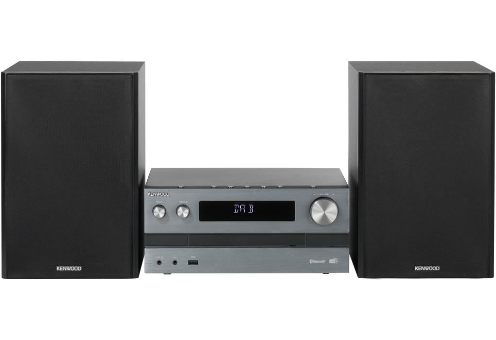 Kenwood M-918DAB-H - Mini system with Bluetooth and DAB+, Aluminium