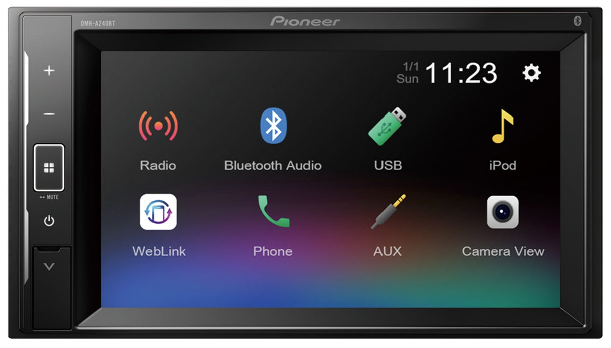 Pioneer DMH-A240BT Multimedia player with Bluetooth