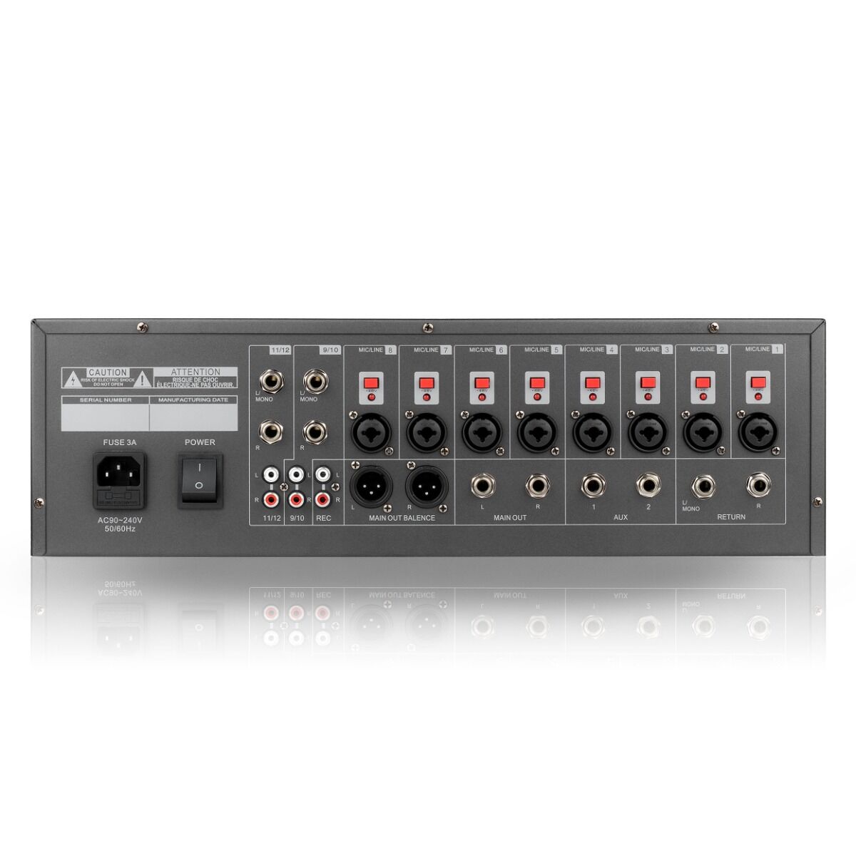 DNA RM12FX Rack mixer with Bluetooth