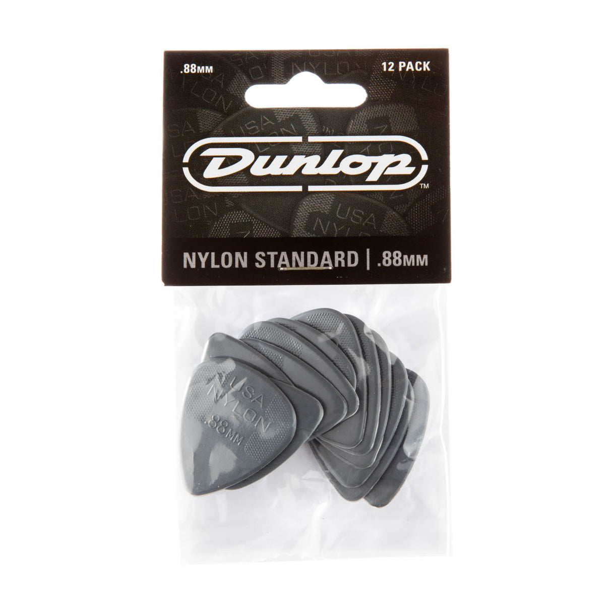 Dunlop 12-44P088 picks (0,88mm) 12 pcs.