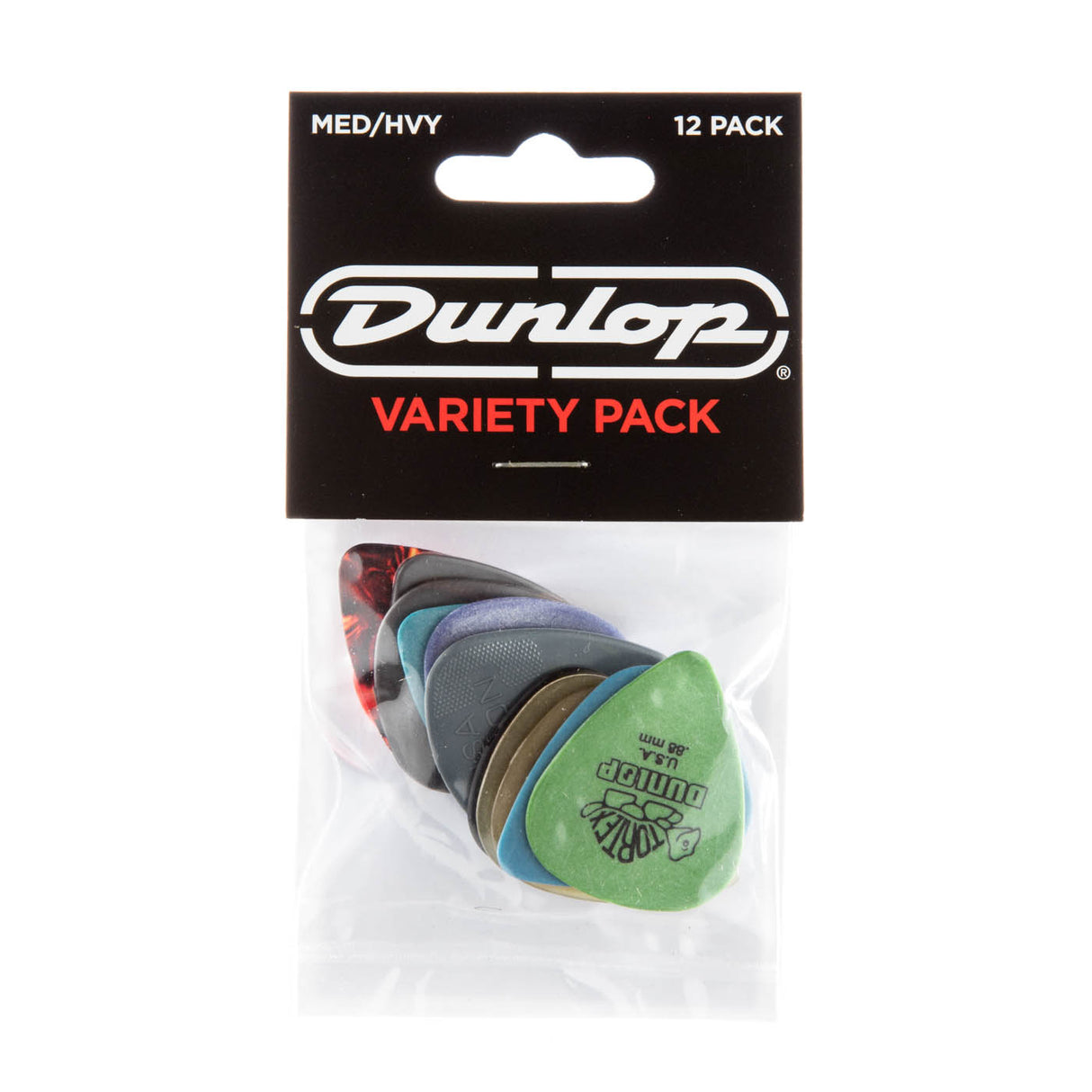 Dunlop 12-PVP102 picks (medium/heavy) 12 pcs.