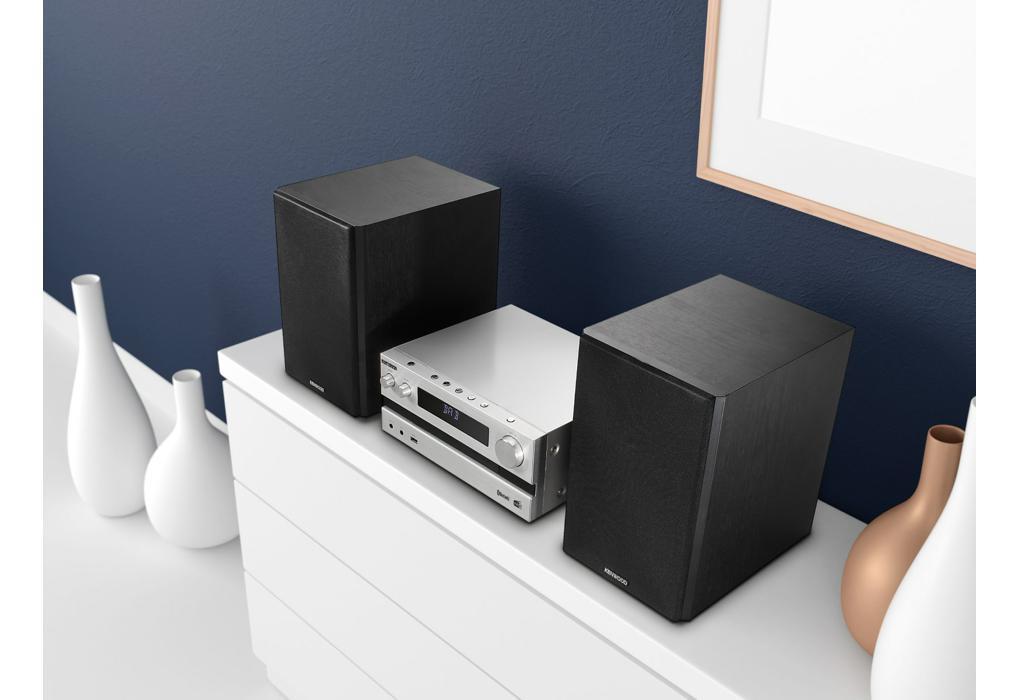 Kenwood M-918DAB - Mini system with Bluetooth and DAB, Silver