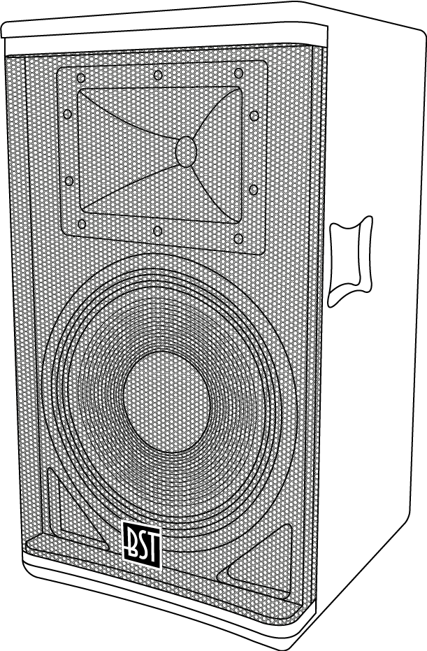 BST SA15DSP 15" Active Speaker 600 Watts