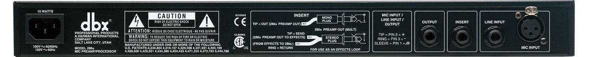 DBX 286S Microphone Preamp