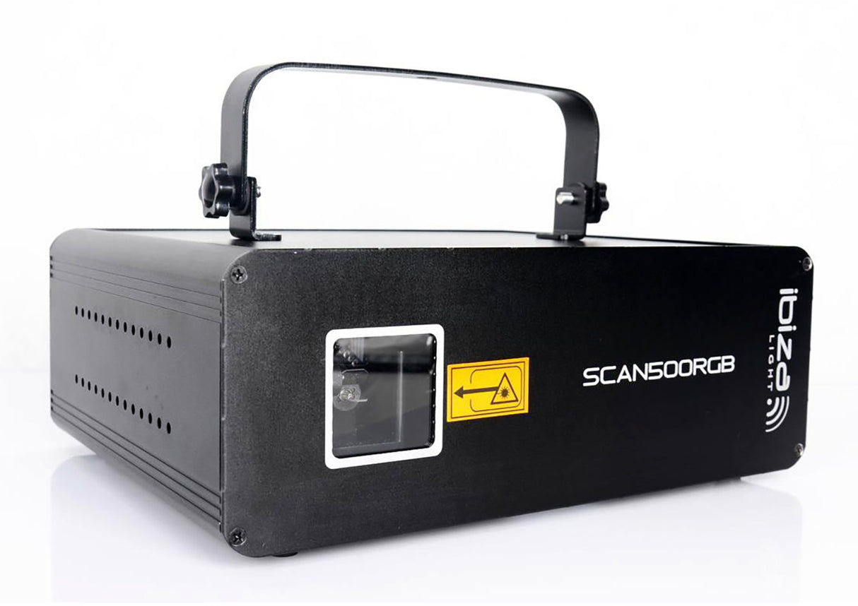 Ibiza Laser light w. DMX (RGB, 500MW)