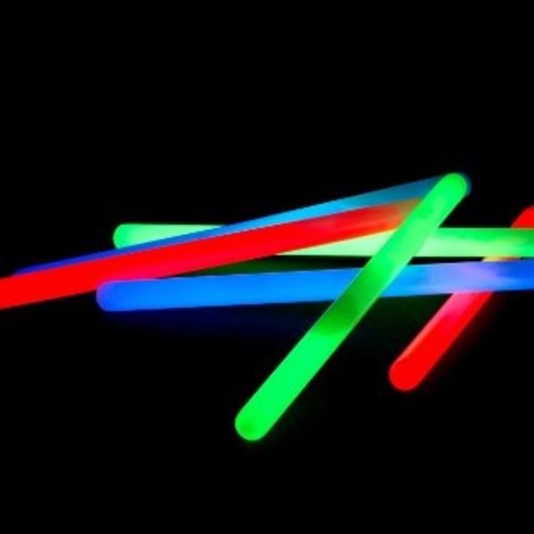 10 pcs Glowstick 10" (Mixed colours)