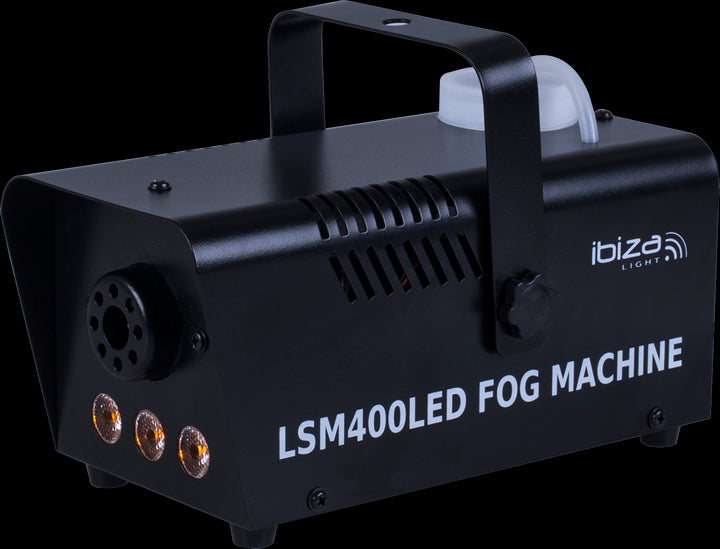 Ibiza Fog Machine with Fire/Flame Effect (Black)