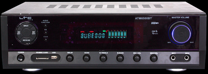 LTC ATM6500BT HI-FI Amplifier w. Bluetooth (2x50W)