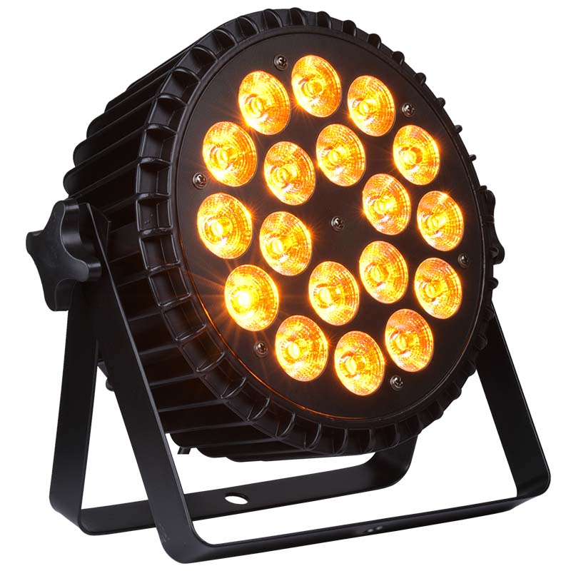 LIGHT4ME ALU HEXA PAR 18x10W RGBWA-UV scenespotlight LED
