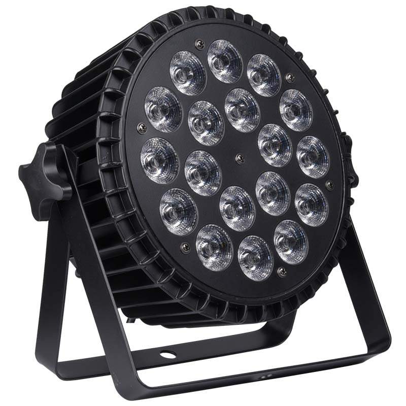 LIGHT4ME ALU QUAD PAR 18x6W RGBW scenespotlight LED