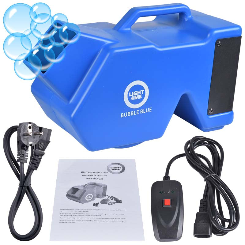 LIGHT4ME BUBBLE BLUE efficient bubble machine