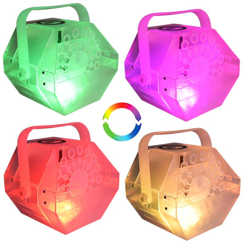 LIGHT4ME BUBBLE LED lille effektiv boblemaskine