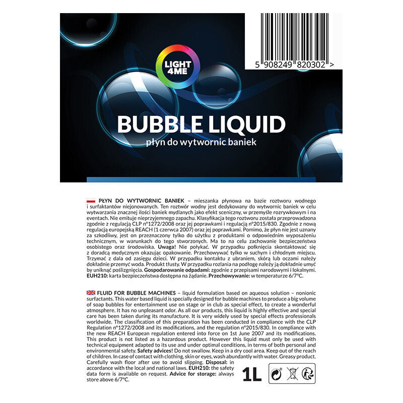 LIGHT4ME bubble fluid, mega effective, 1L