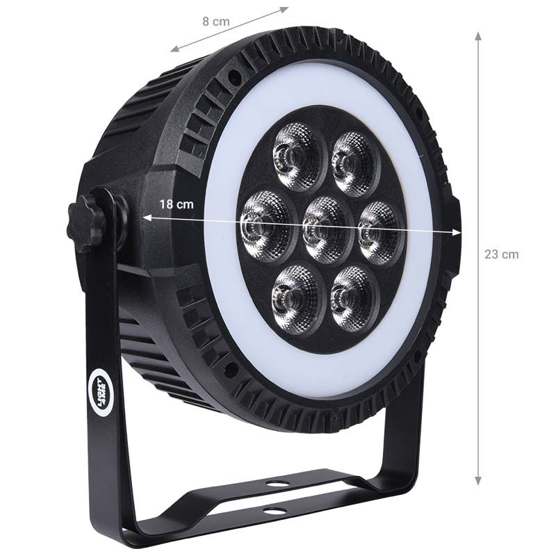 LIGHT4ME RINGO PAR LED PAR Spot with LED Ring and remote control