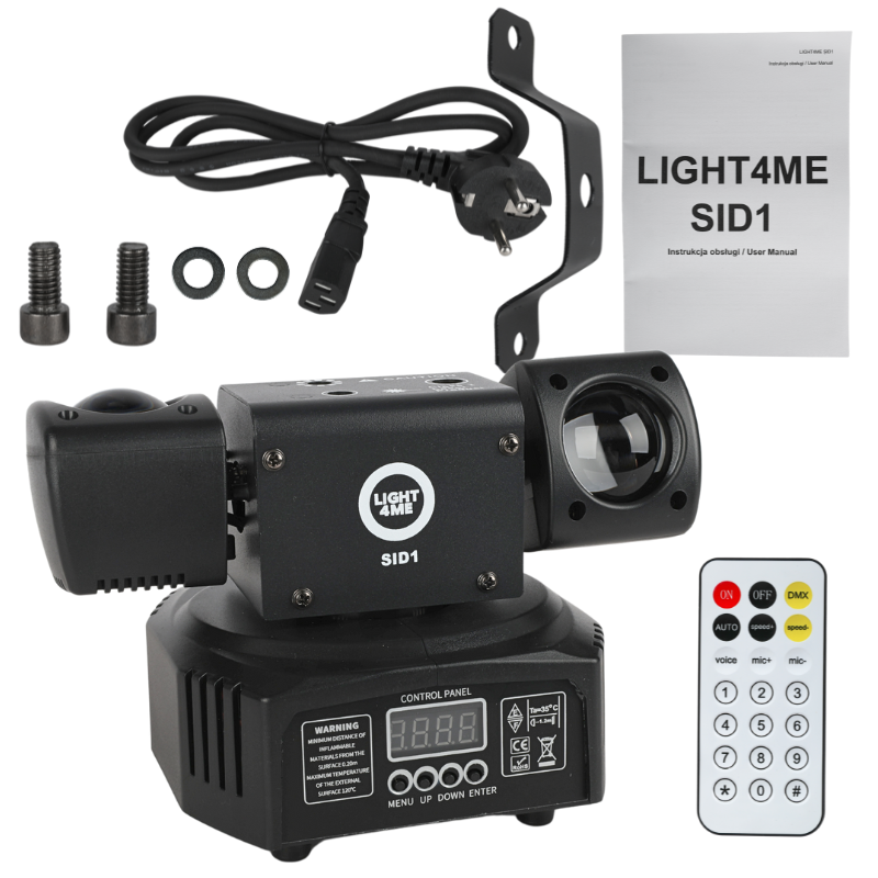 LIGHT4ME SID1 4in1 RGBWA LED multi-effect light