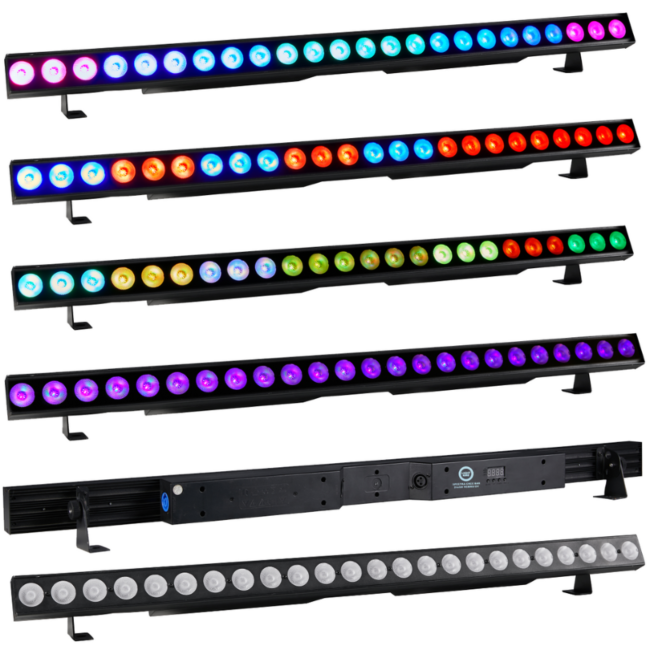 LIGHT4ME SPECTRA CREE BAR 24x6W RGBWA-UV axis strip