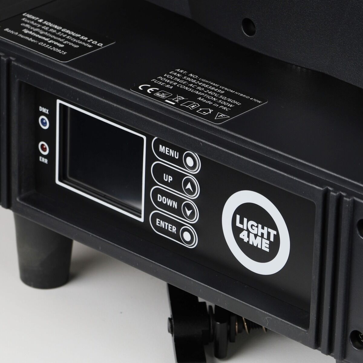 LIGHT4ME VENOM HYBRID 470W hybrid moving head