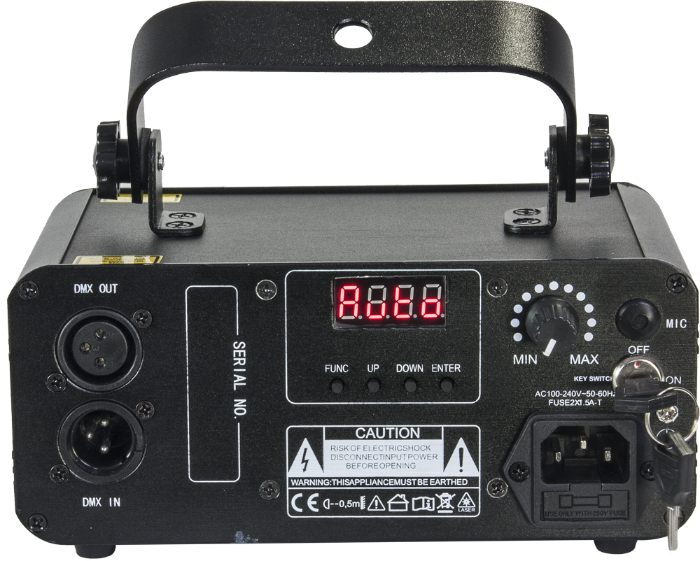 Ibiza LZR 250 RGY Laser light