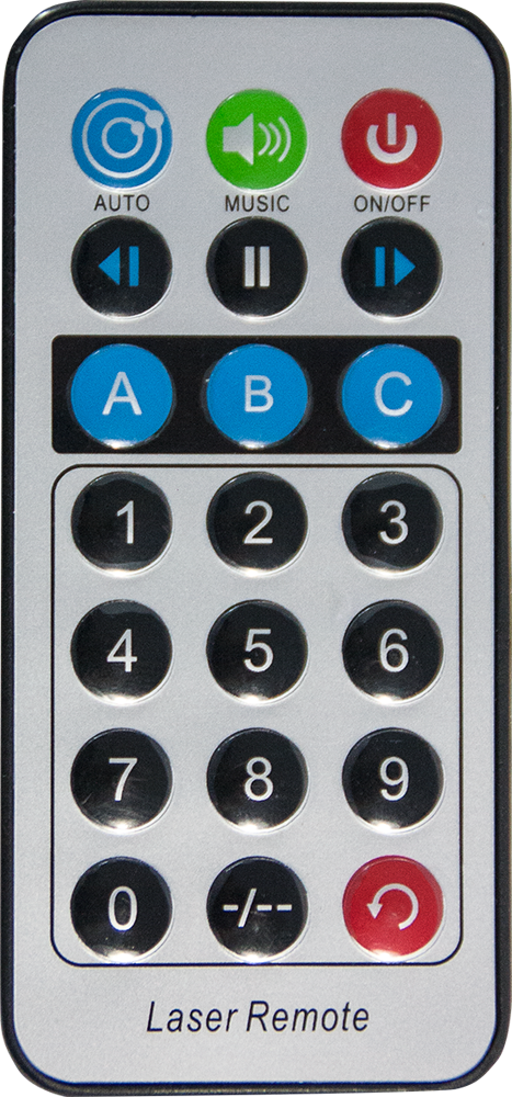 Ibiza LZR 250 RGY Laser light