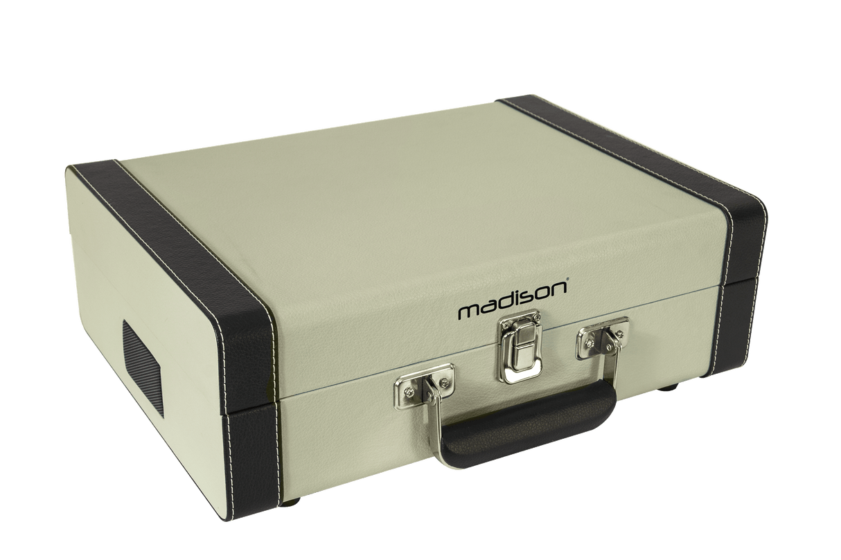 Madison Vintage Turntable w. Bluetooth (Cream)