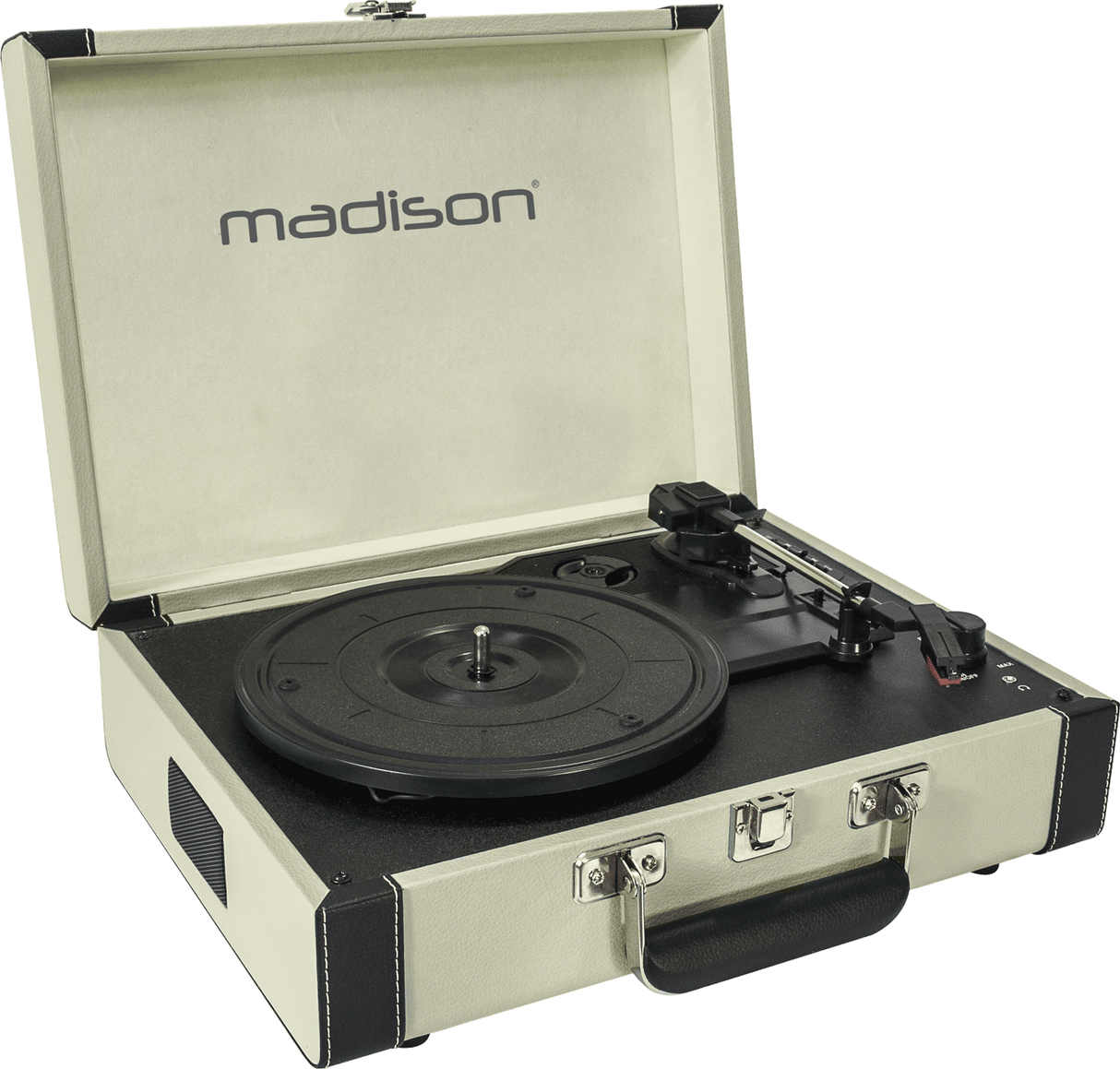 Madison Vintage Turntable w. Bluetooth (Cream)