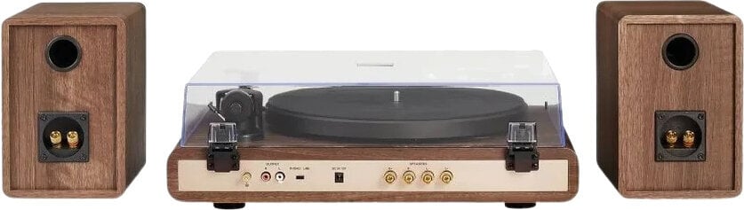 Crosley C65 turntable with speakers, Walnut