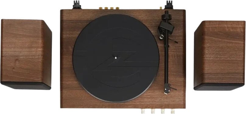 Crosley C65 turntable with speakers, Walnut