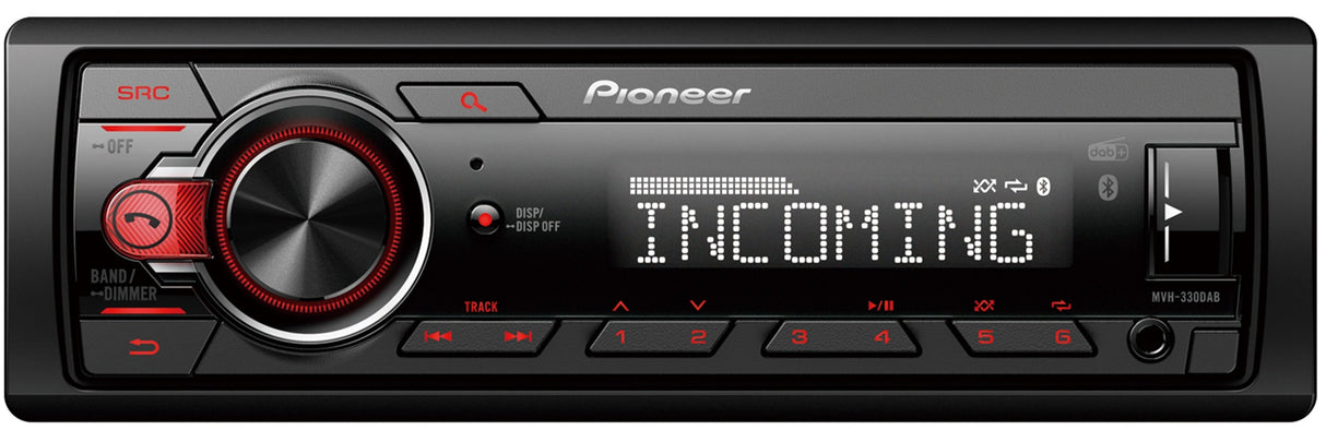 Pioneer MVH-330DAB Bluetooth, FM/DAB+ radio