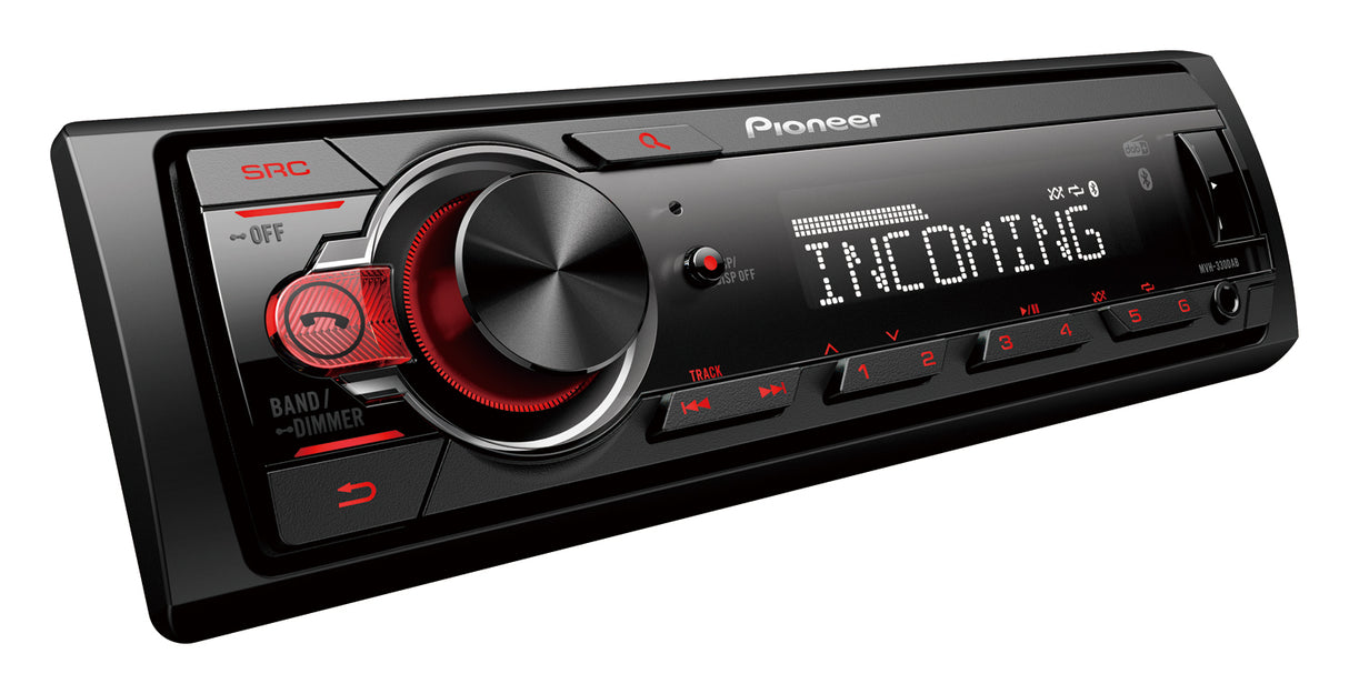 Pioneer MVH-330DAB Bluetooth, FM/DAB+ radio